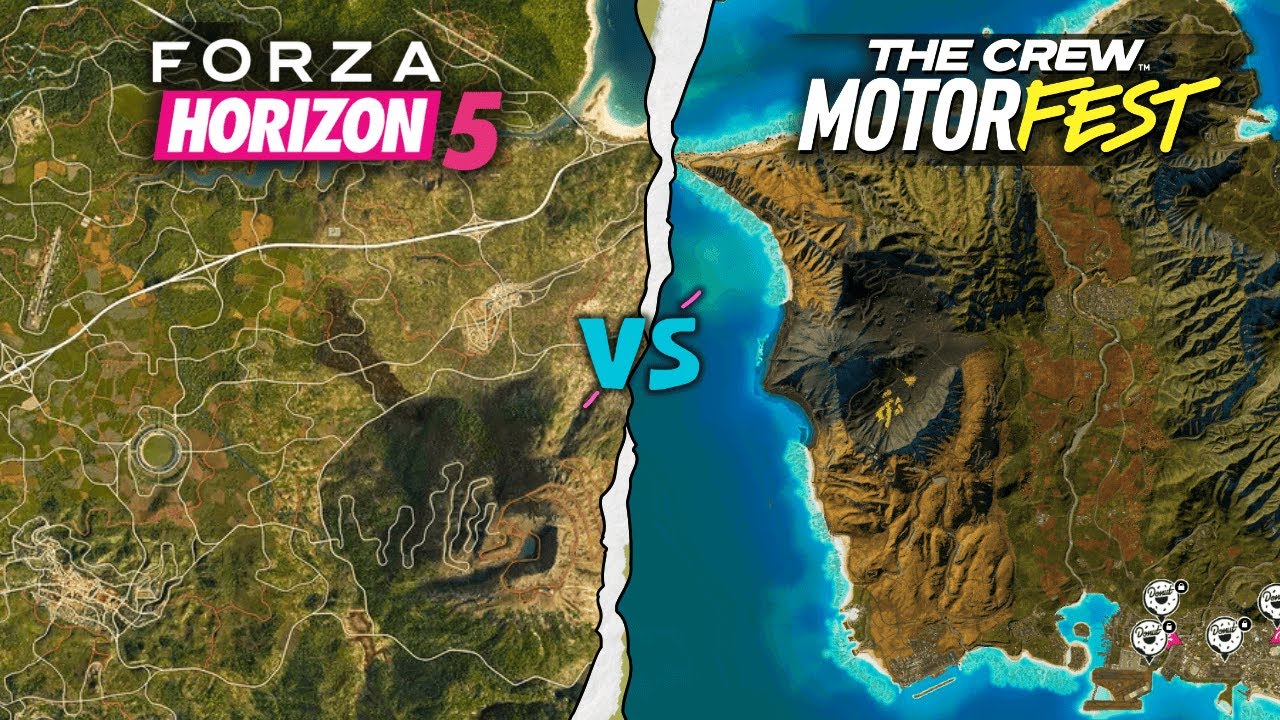 FORZA HORIZON 5 VS THE CREW MOTORFEST | Physics and Details Comparison