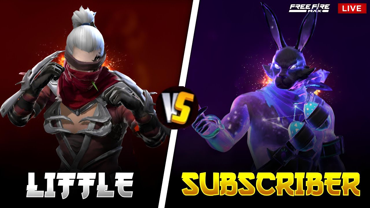 Who Wins? LITTLE vs SUBSCRIBER 🥶 | FF MAX LIVE