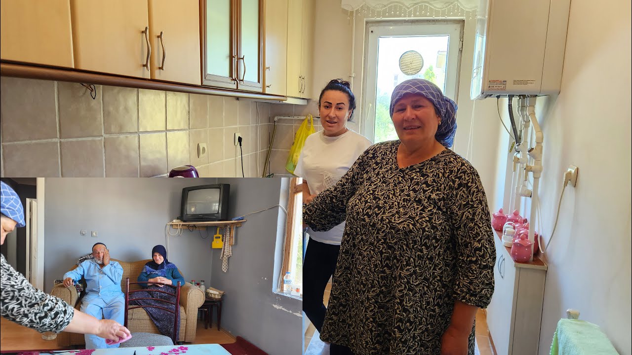 ANNEMLE BABAMI ZİYARETE GELDİK ELİF KIZIMIN YENİ EVİ