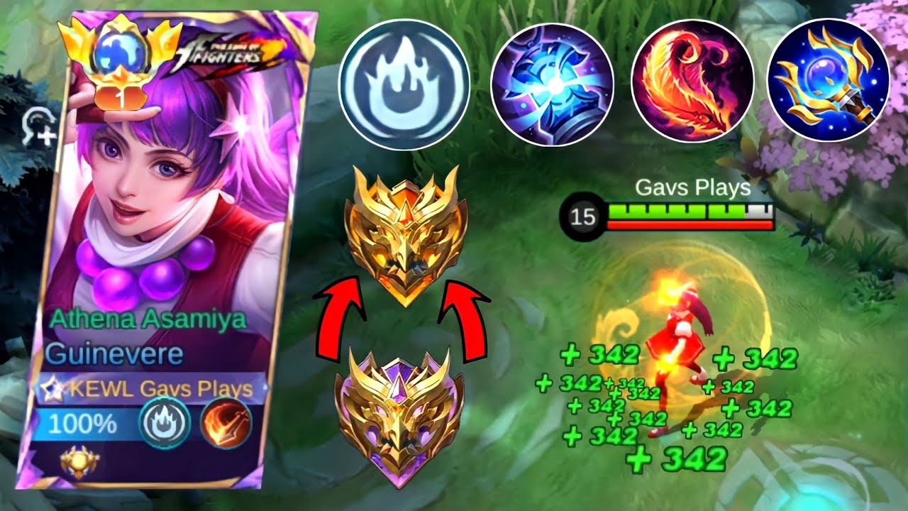 GUINEVERE BEST BUILD AND EMBLEM SET 2024!! ( Guinevere best build 2024 )
