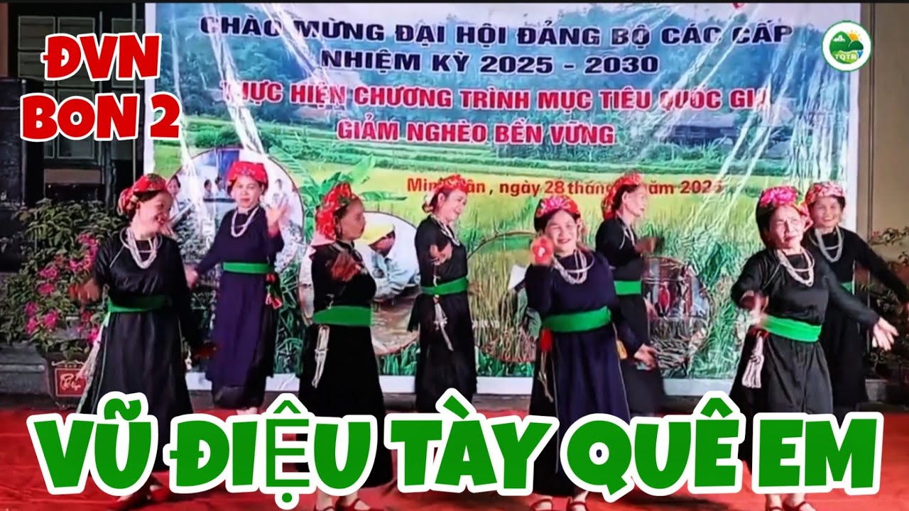 Vũ Điệu Tày Quê Em - Bản Bon 2 tại Ngày Tuyên Truyền Minh Tân, Bảo Yên | Thanh Quang Tây Bắc