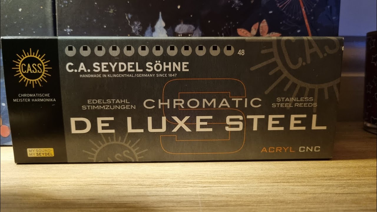 Unboxing Seydel Deluxe Steel Chromatic Harmonica