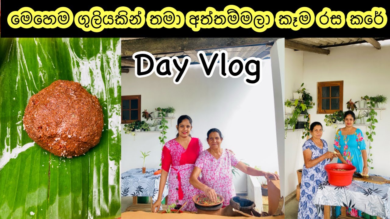 කොච්චර මස් මාලු ඉව්වත් රස නැත්නම් මෙහෙම ගුලියක් හදාගන්න 😍 සතියටම ඇති ඔන්න || Grandma's Secret Recipe