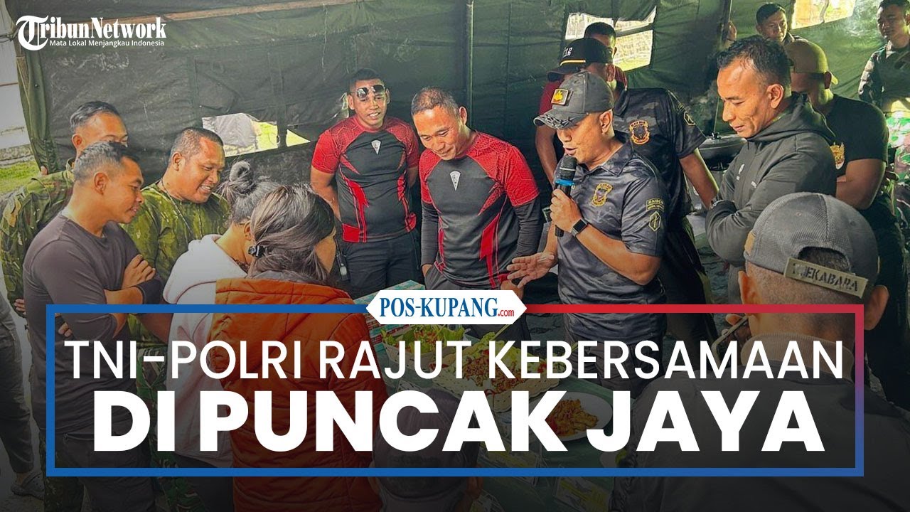 Perkuat Sinergi, TNI dan Polri Rajut Kebersamaan di Puncak Jaya