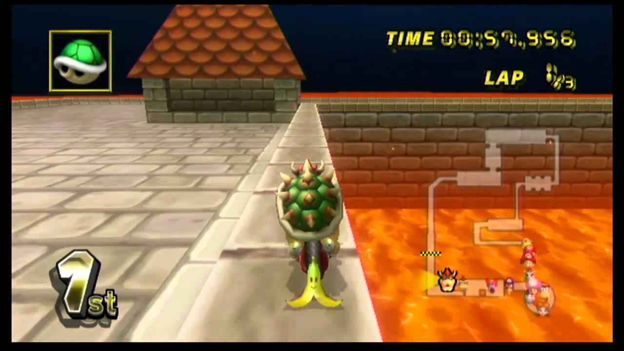 Mario Kart Wii: N64 Bowser's Castle [HD]