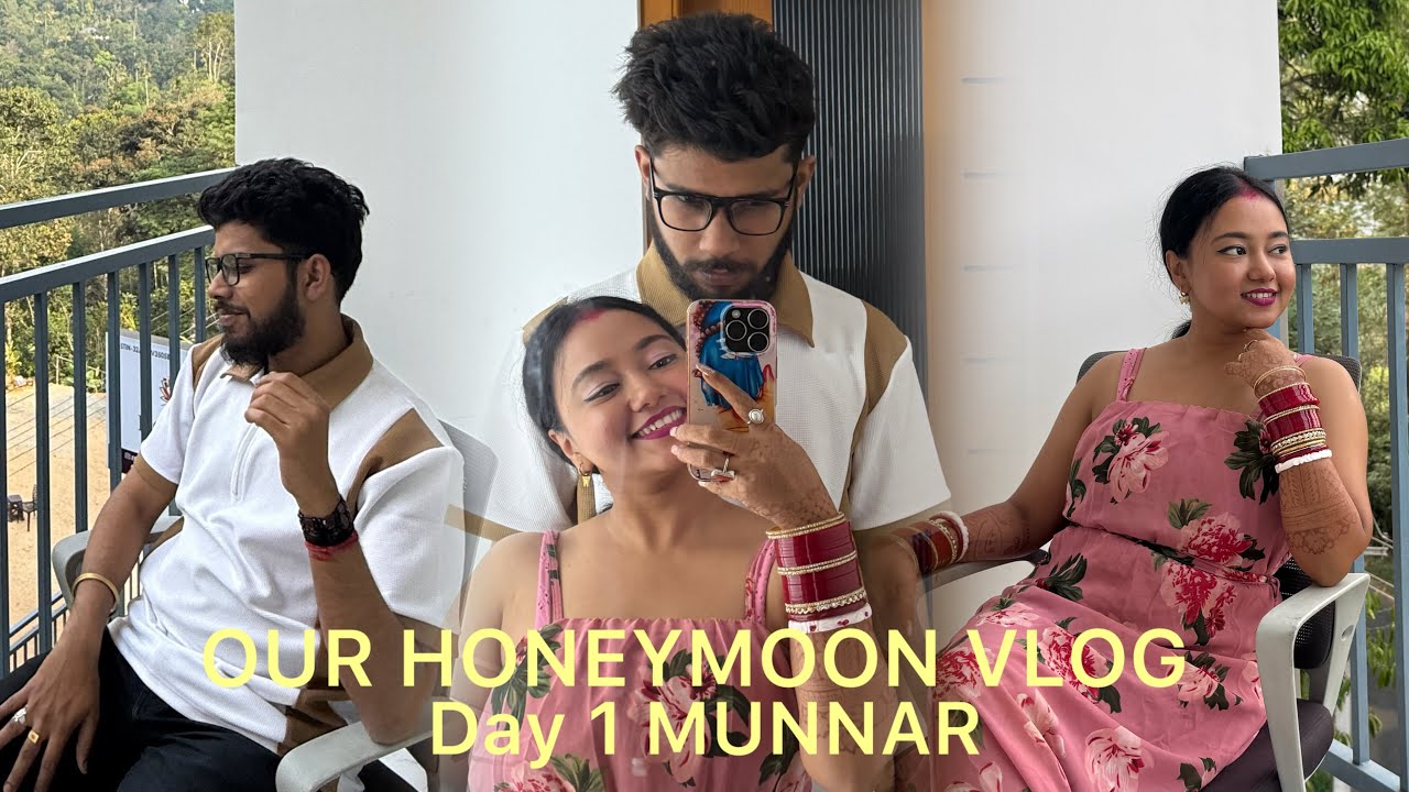 Vlog 168 | Kerala Honeymoon Trip | Day 1 from Cochin to  Munnar ♥️