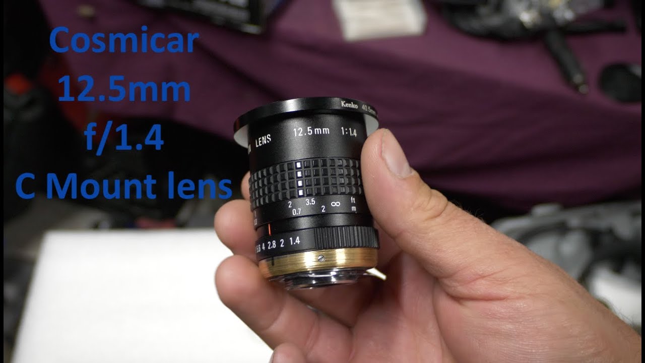 Cosmicar 12.5mm f/1.4 C Mount Lens for sale