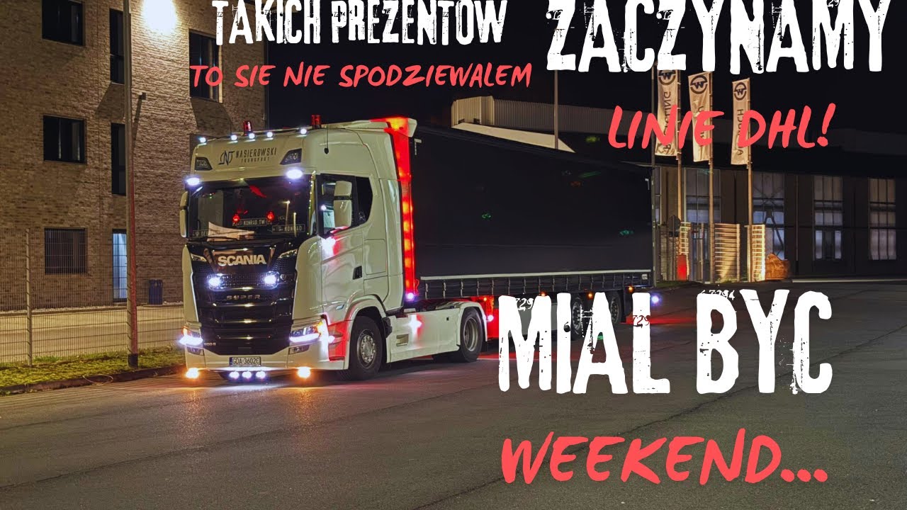 Takich PREZENTOW to sie NIE SPODZIEWALEM! Zaczynamy LINIE DHL!  Mial byc WEEKEND... #134 | konrad tw