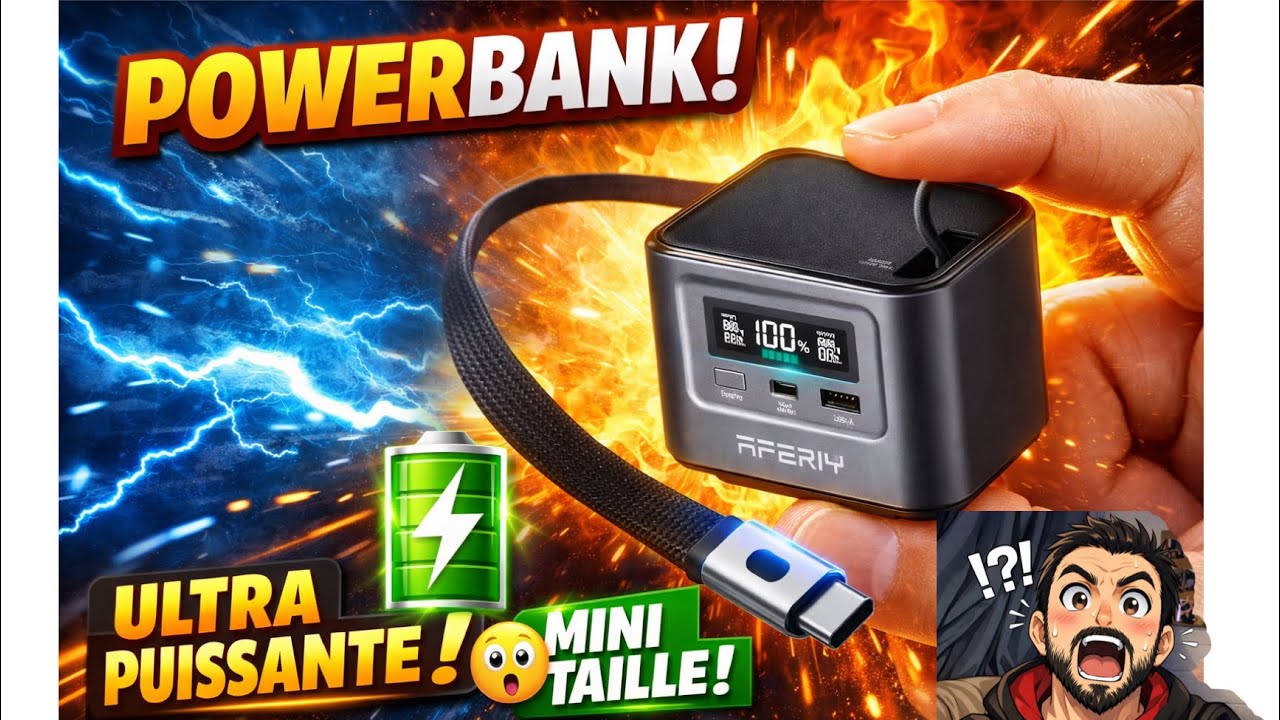 AFERIY Nano100 Station D'énergie Portable LA POWER BANK PRATIQUE et PORTABLE  ! 🤓