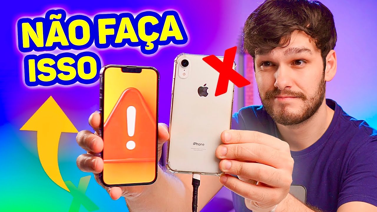 COMETI OS PIORES ERROS PARA A SAÚDE DA BATERIA DO IPHONE