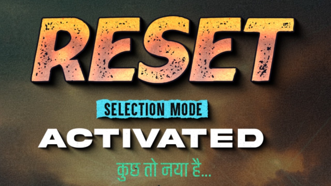 🚨 RESET : Selection Mode Activated &mdash; This Time, Preparation Hits Different. 💪