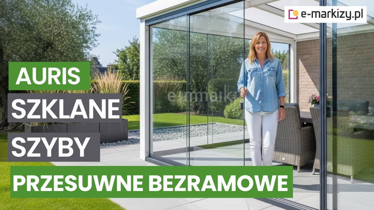 Szklane ściany bezramowe AURIS – Jak zmienić taras w całoroczną strefę relaksu? (Montaż)