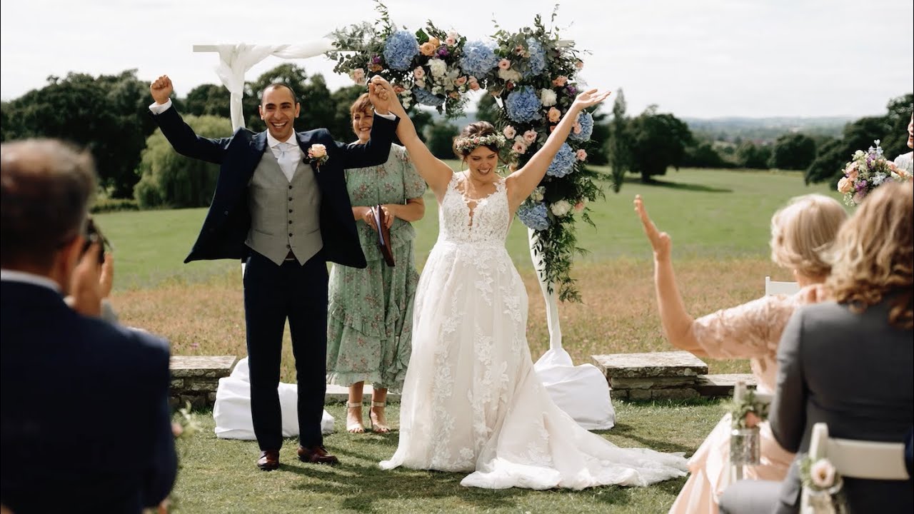 Rockbeare Manor Wedding Video - American-Persian fusion outdoor Ceremony + Reception