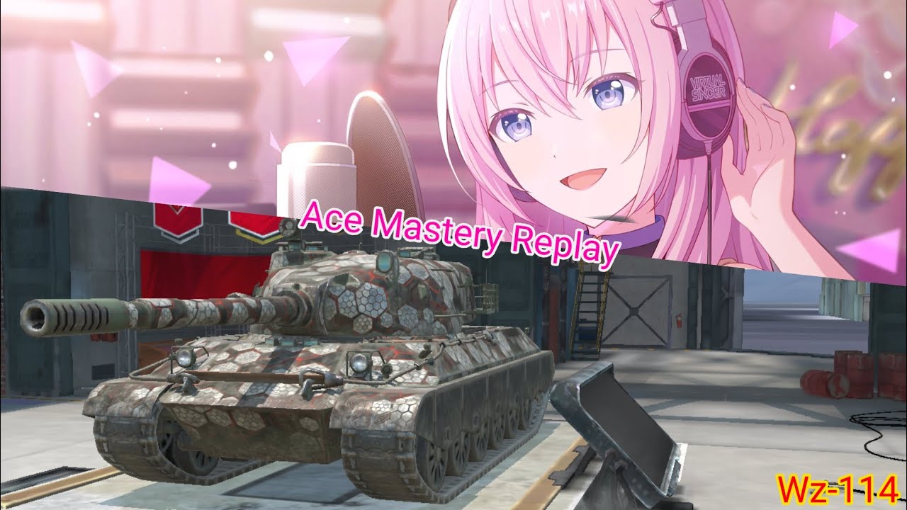 #wordoftanksblitz WZ-114 Ace Mastery Replay ( Derp ST-1 on steroids )