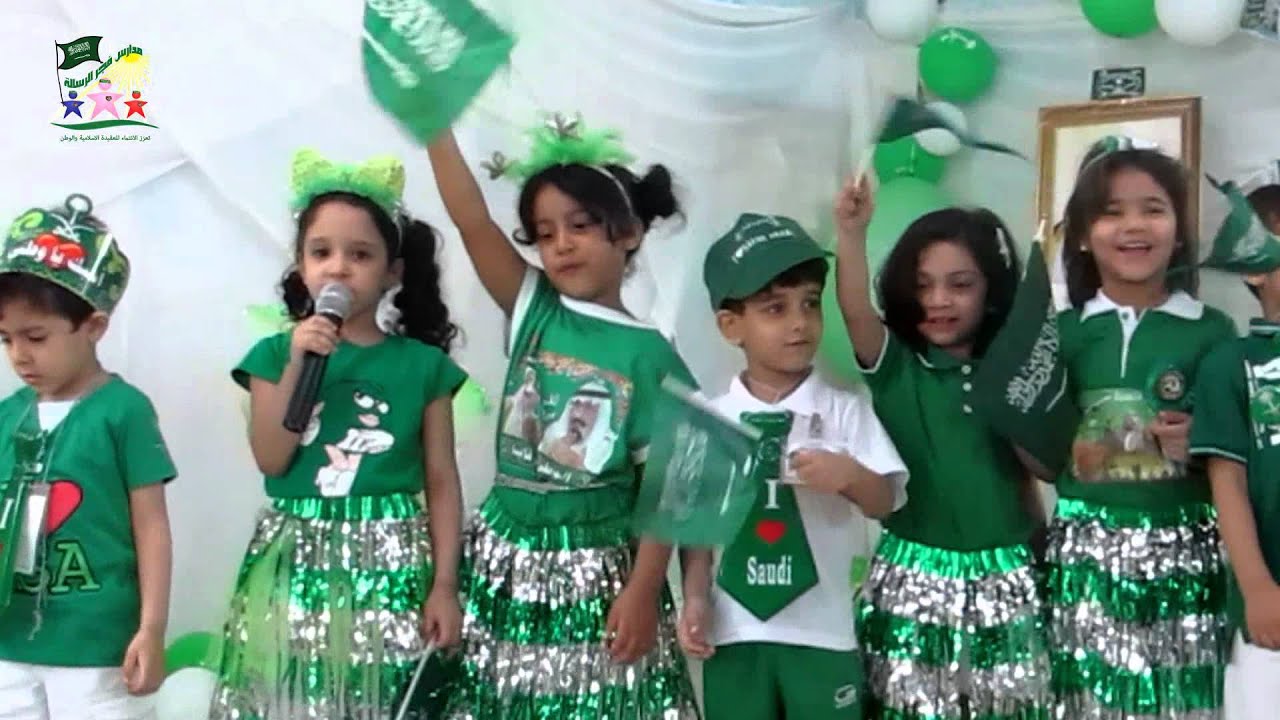 فعاليات الاحتفال باليوم الوطني بمدارس فجر الرسالة لعام 1435هـ