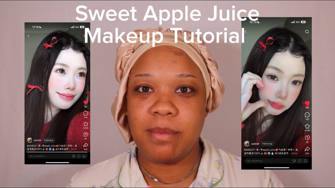 DOUYIN APPLE JUICE LOOK ft ColourPop | Black Girl Version 