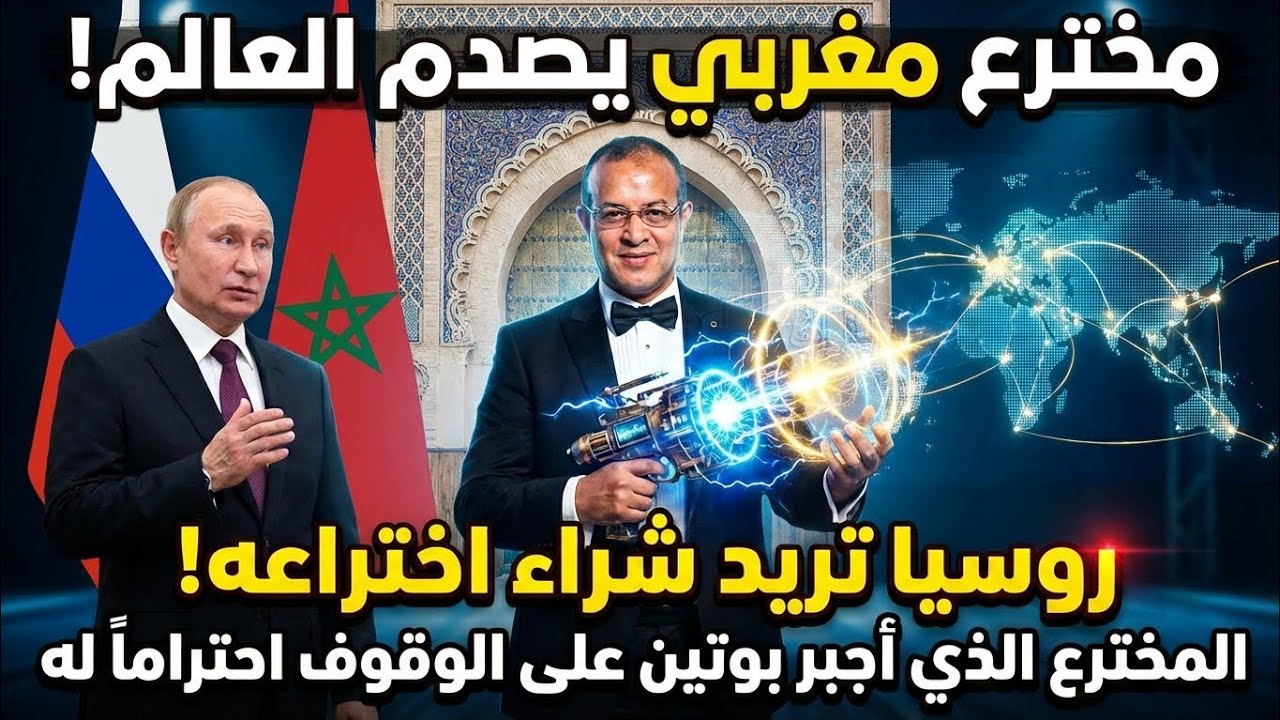 تبارك الله على وليدات المغرب🇲🇦🔥 مخترع مغربي يجبر بوتين على الوقوف احتراما له 🫡