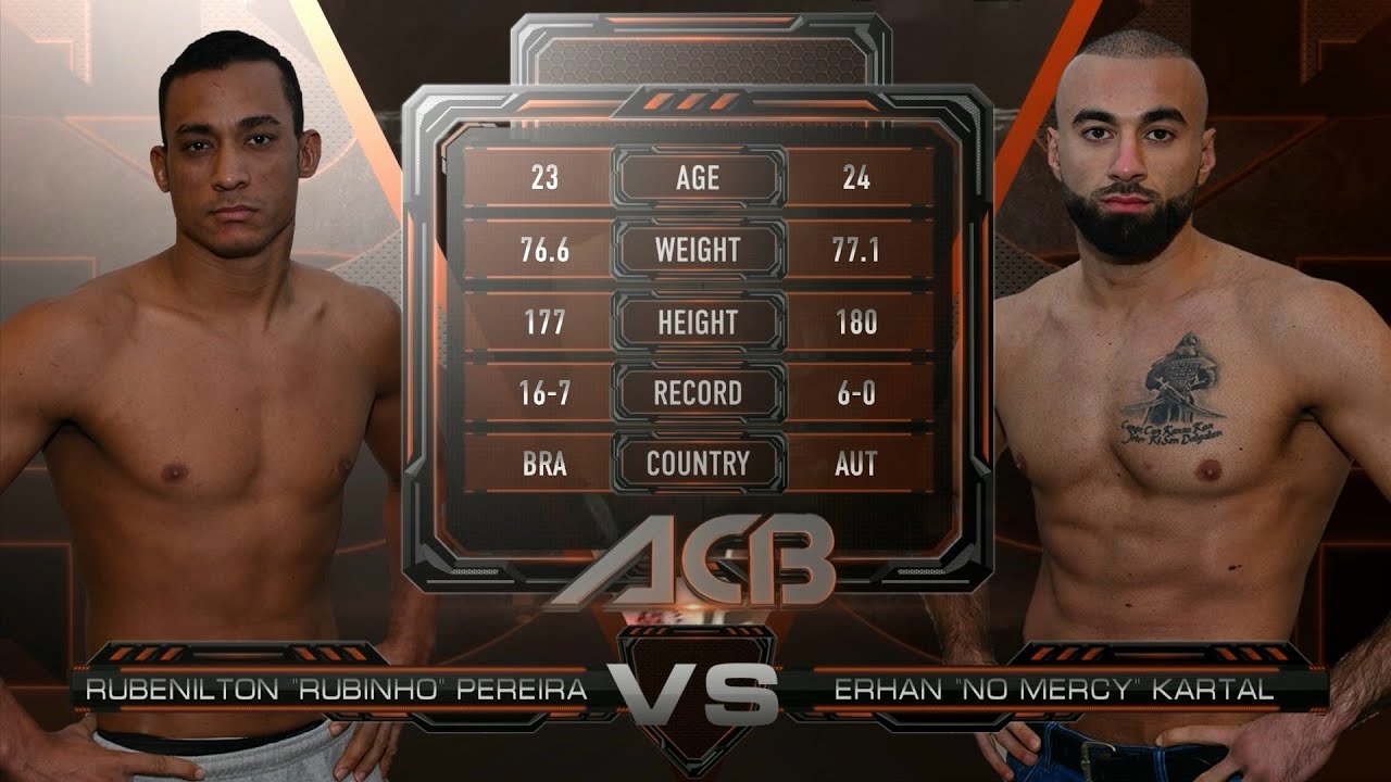 Рубенилтон Перейра vs. Эрхан Картал | Rubenilton Pereira vs. Erhan Kartal | ACB 52