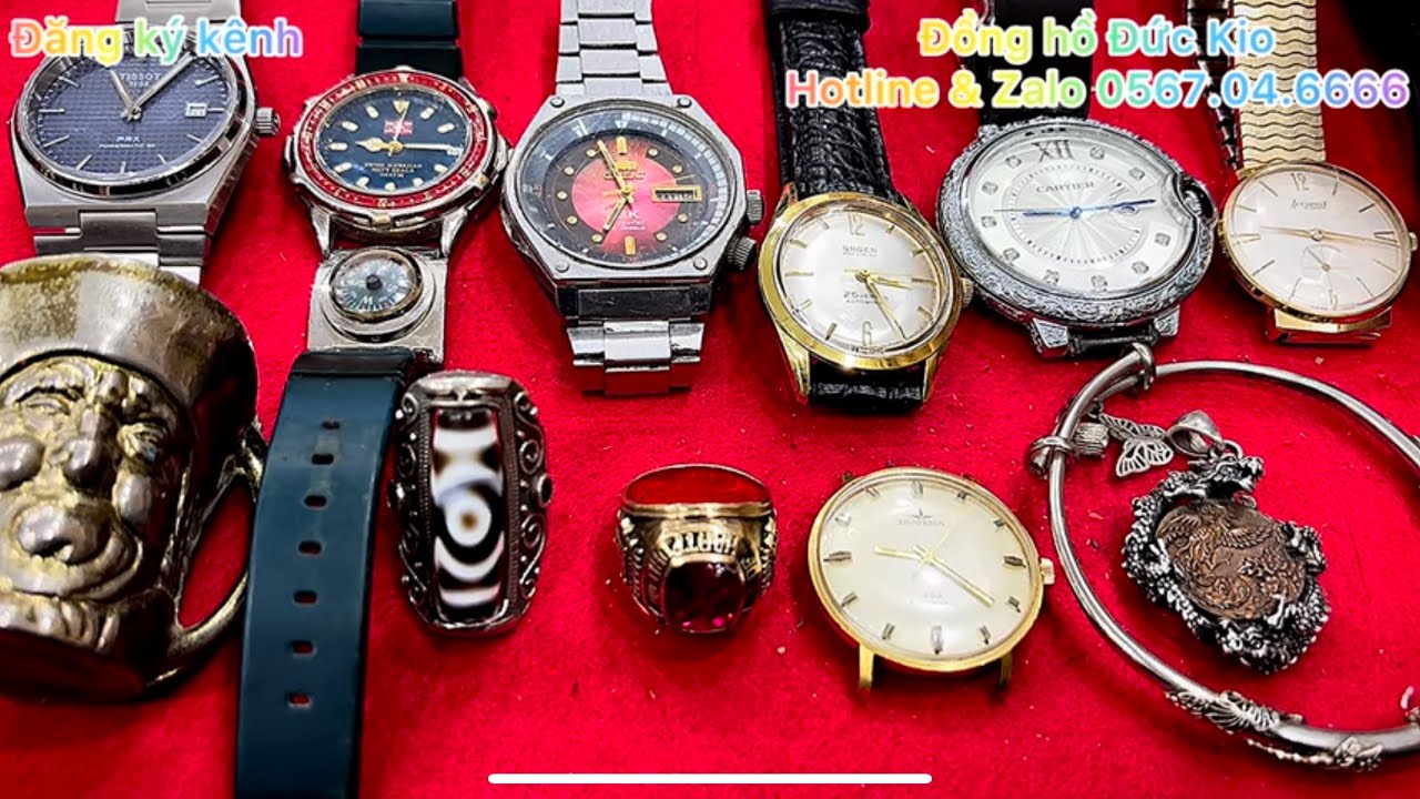 Ngày 15/3/2026 Em lên sóng lô hàng mới về nhiều mẫu đồng hồ cổ độc lạ,trang sức bạc ngoại sưu tầm ❤️