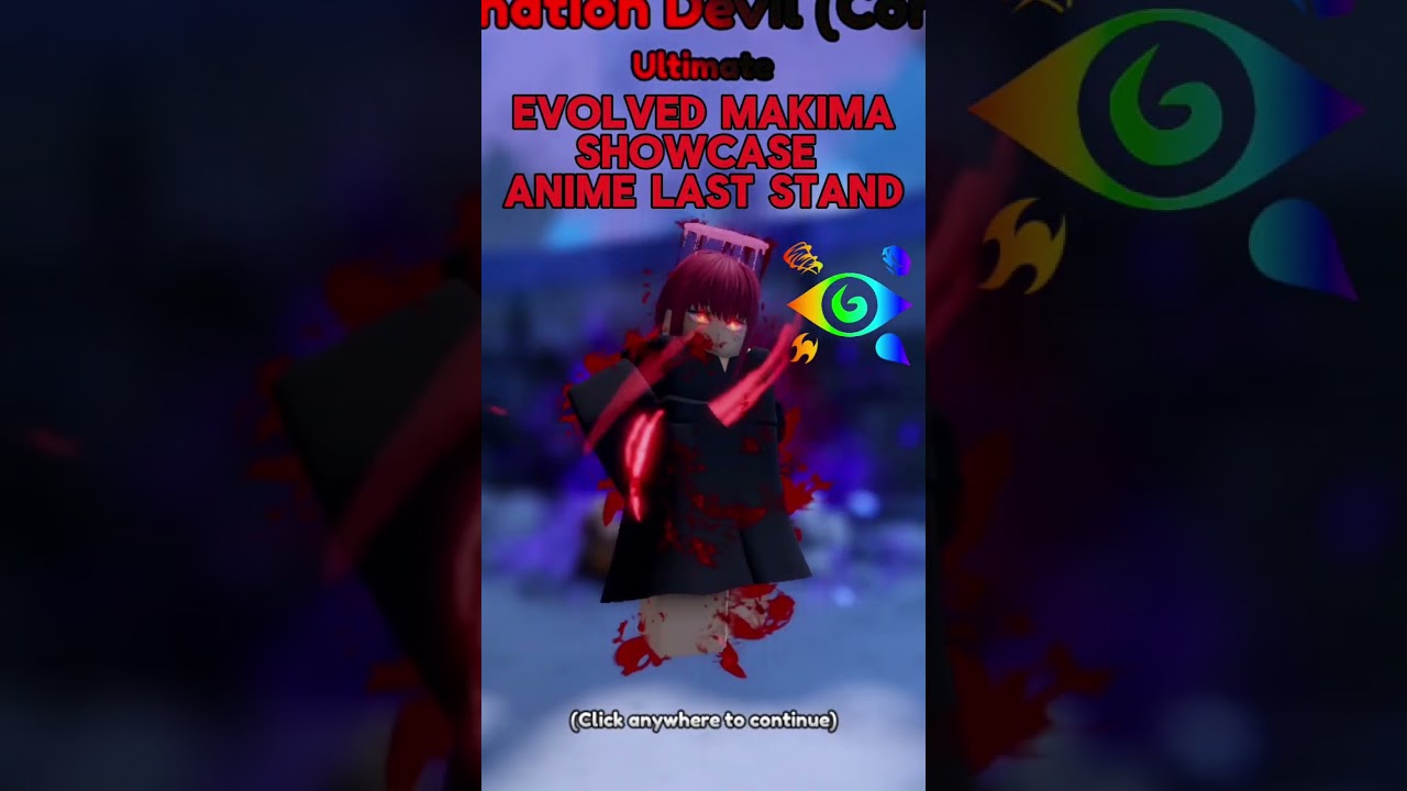 Makima Showcase Anime Last Stand #animelaststand #chainsawman #roblox