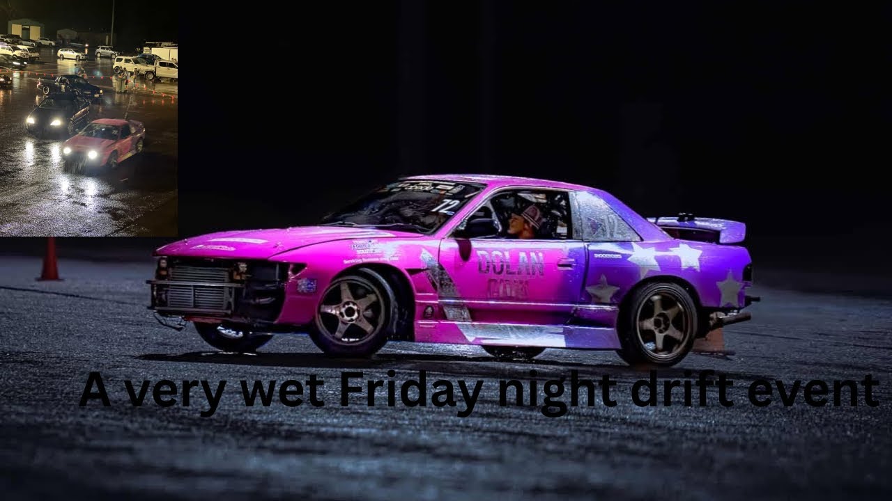 Drifting in the rain | Nearly crashing | tandem practice