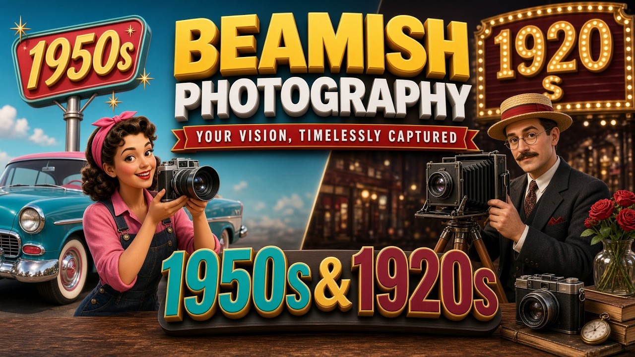 Beamish Photography 1950s and 1920s and the Voice of Vera Lynn