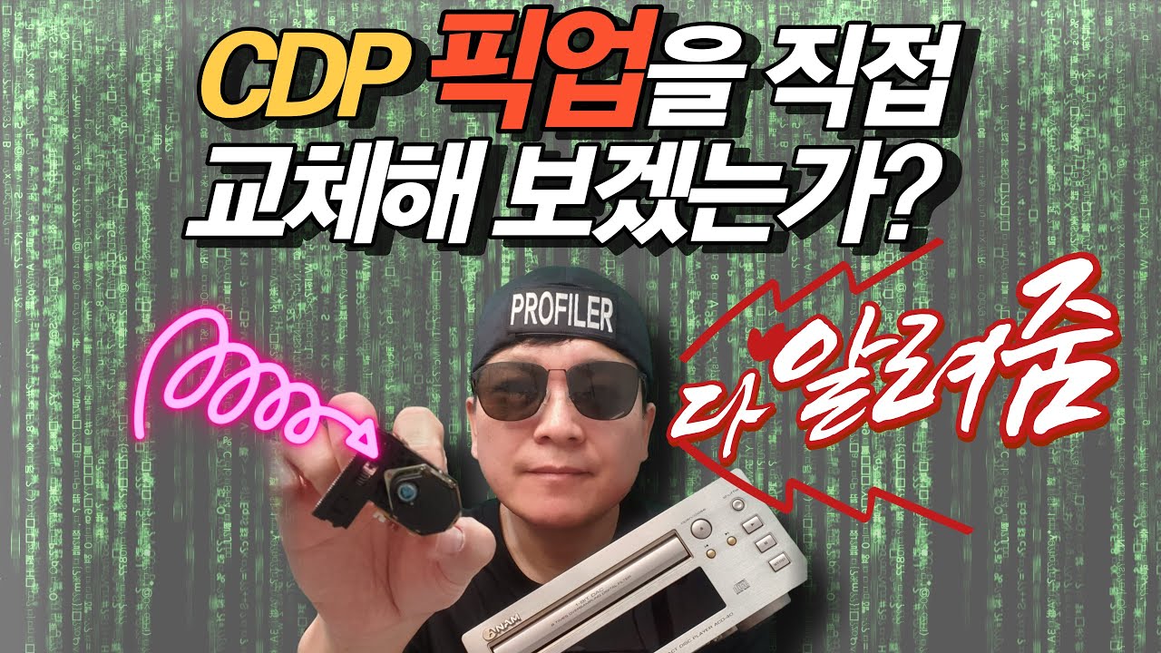 처음으로 CDP 픽업 교체를 해보고 싶은 님들에게 바치는 자신감 독려 영상