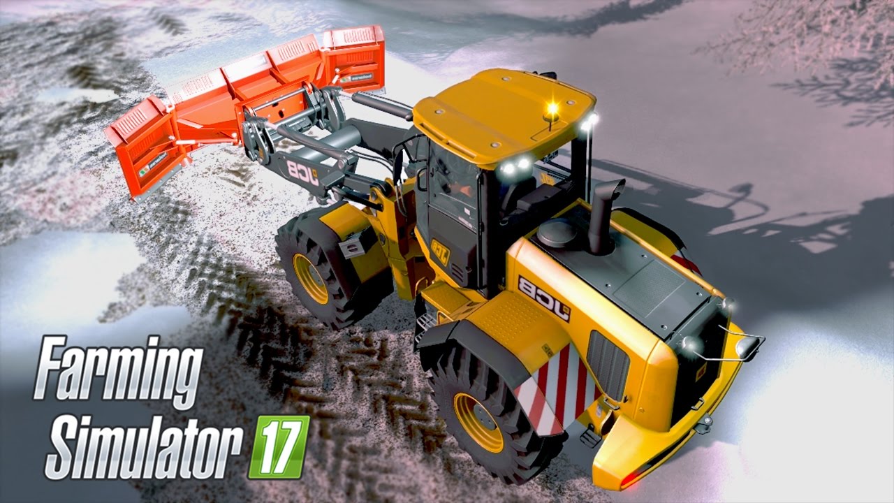 Farming Simulator 2017 - SNOW REMOVAL! (JCB 435s Wheel Loader)