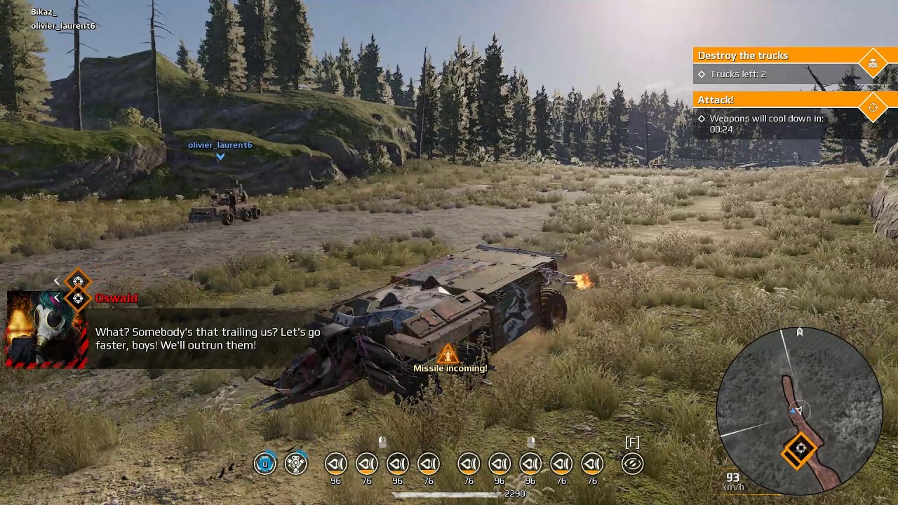 Only two people for hard chase? - Crossout Chase Raid