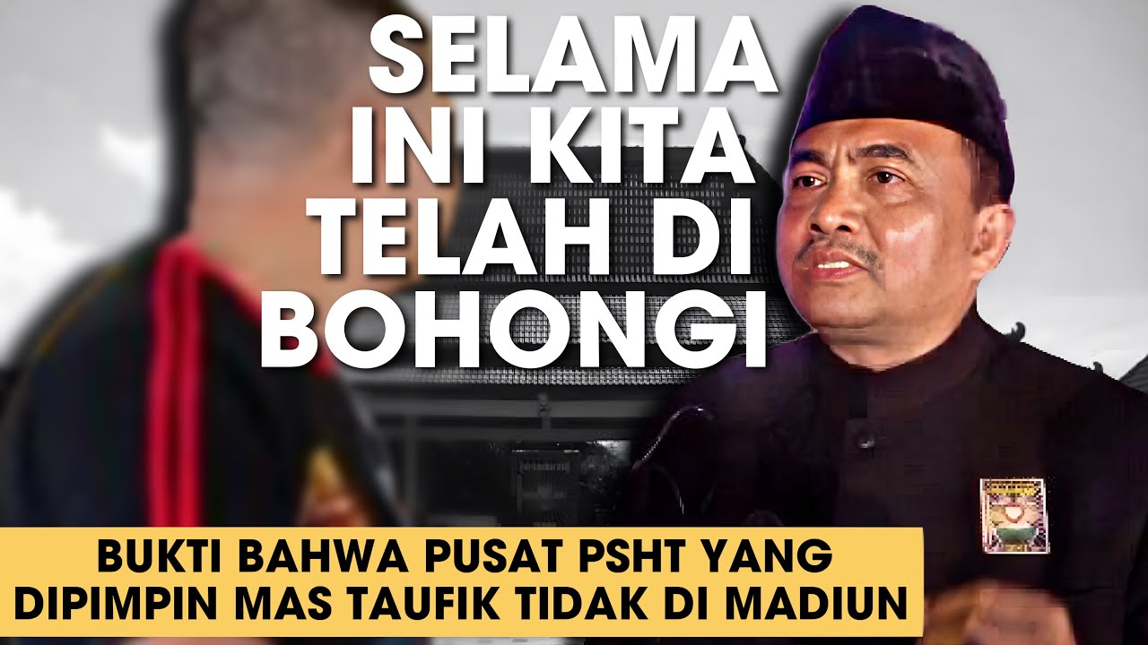 PSHT Dengan Ketua Umum Mas Taufik Tidak Berpusat di Madiun.