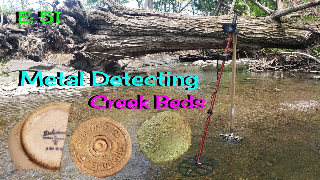 E51: Metal Detecting Creek Beds Looking for Treasures