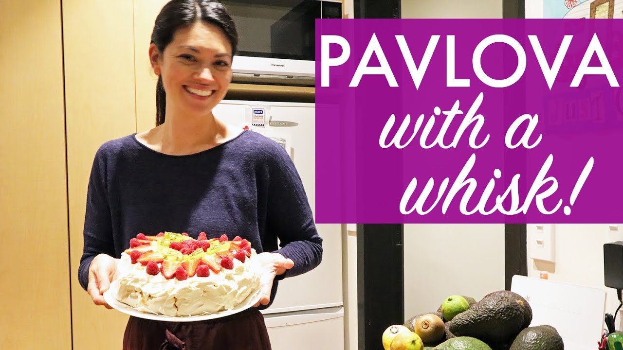 MAKING PAVLOVA without an electric mixer