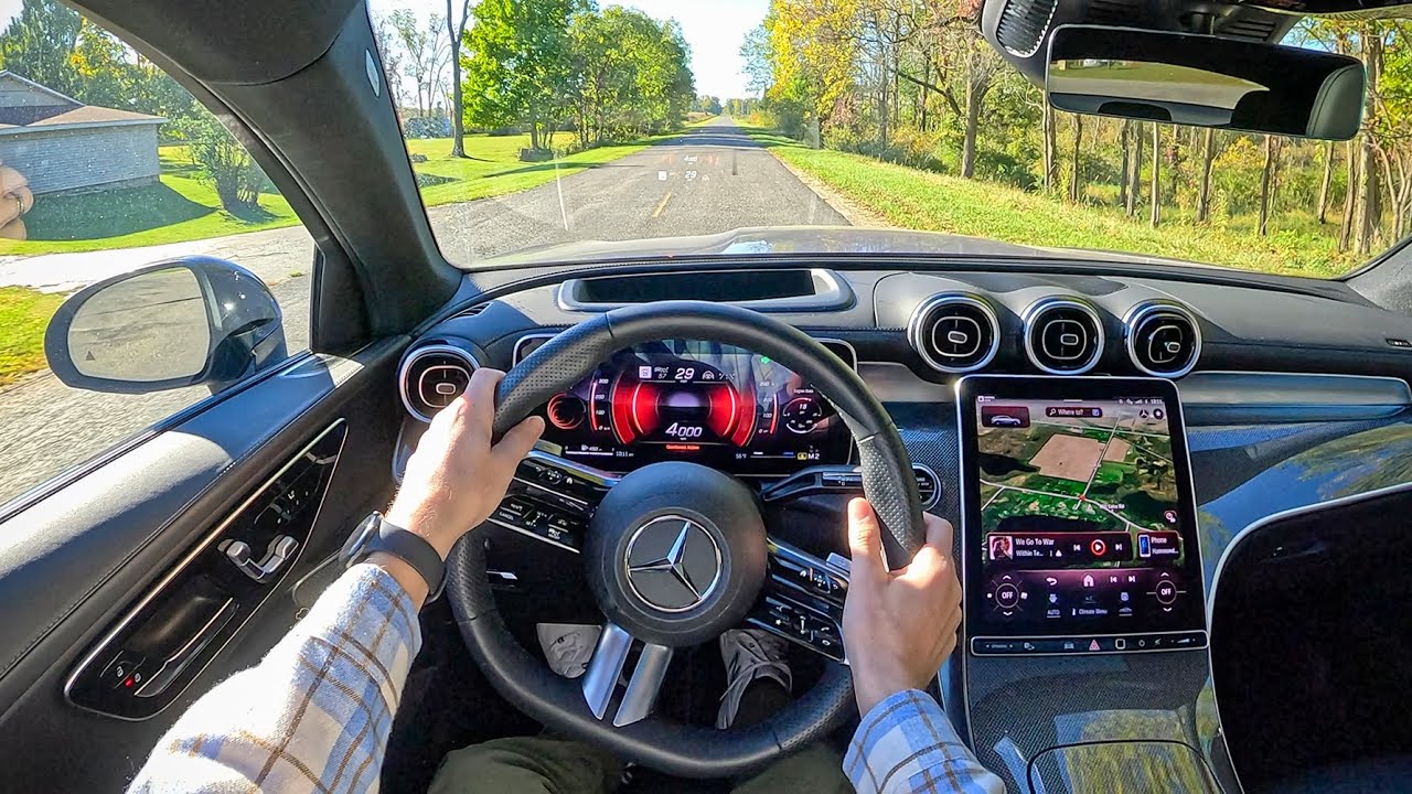 2024 Mercedes-Benz GLC 300 Coupe - POV Test Drive (Binaural Audio)