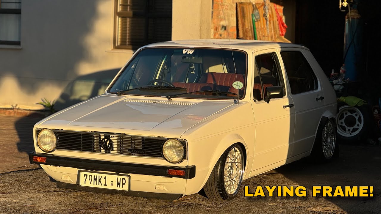Мы сделали этот MK1 Golf еще ниже!