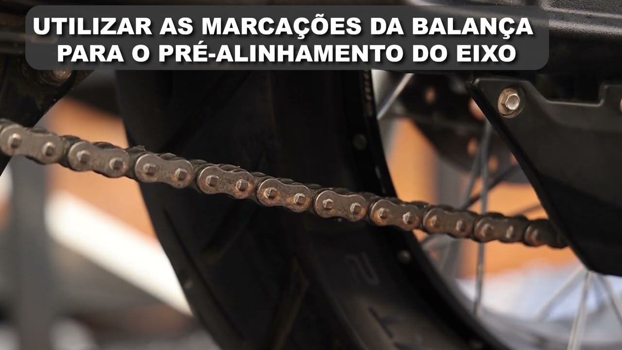 Oficina Triumph | Ajuste da corrente de transmissão