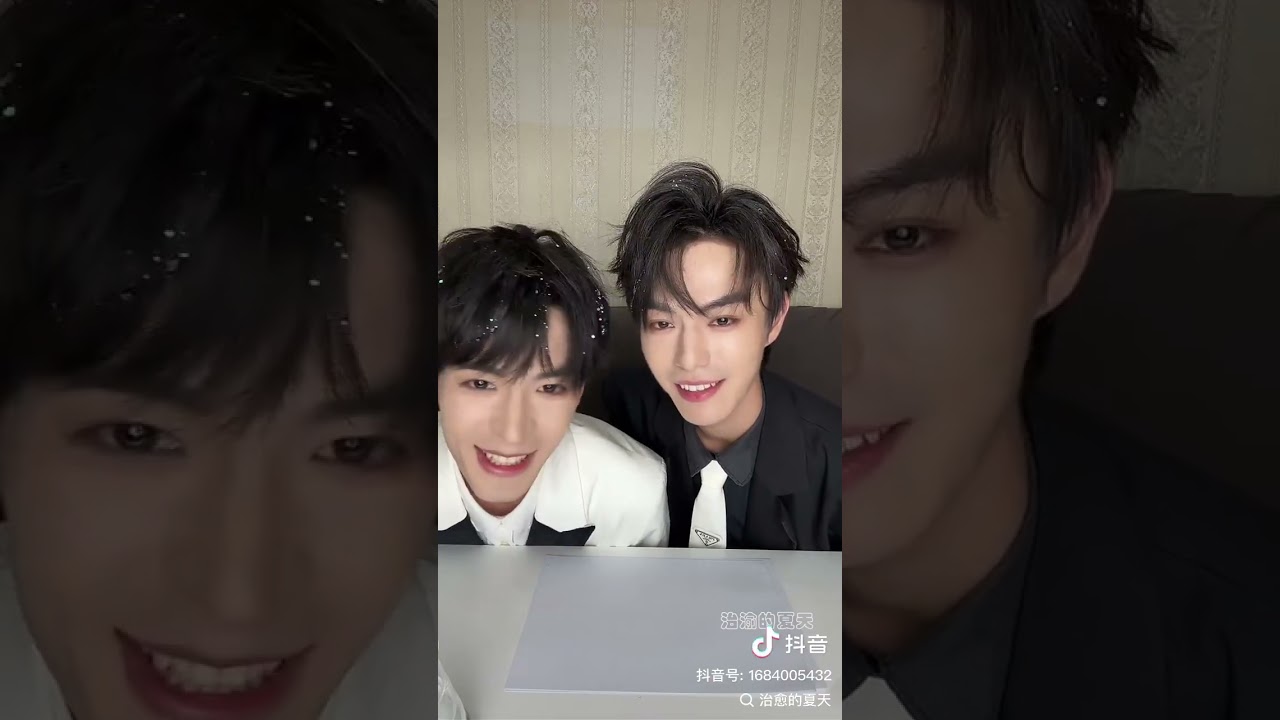 Chinese bl kill to love Zhang Zhexu and Mi Jin joint douyin live