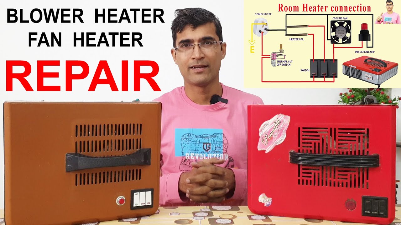 Blower Heater Repair | Blower Heater Connection | Fan Heater Repair | Room Heater Repair | How To