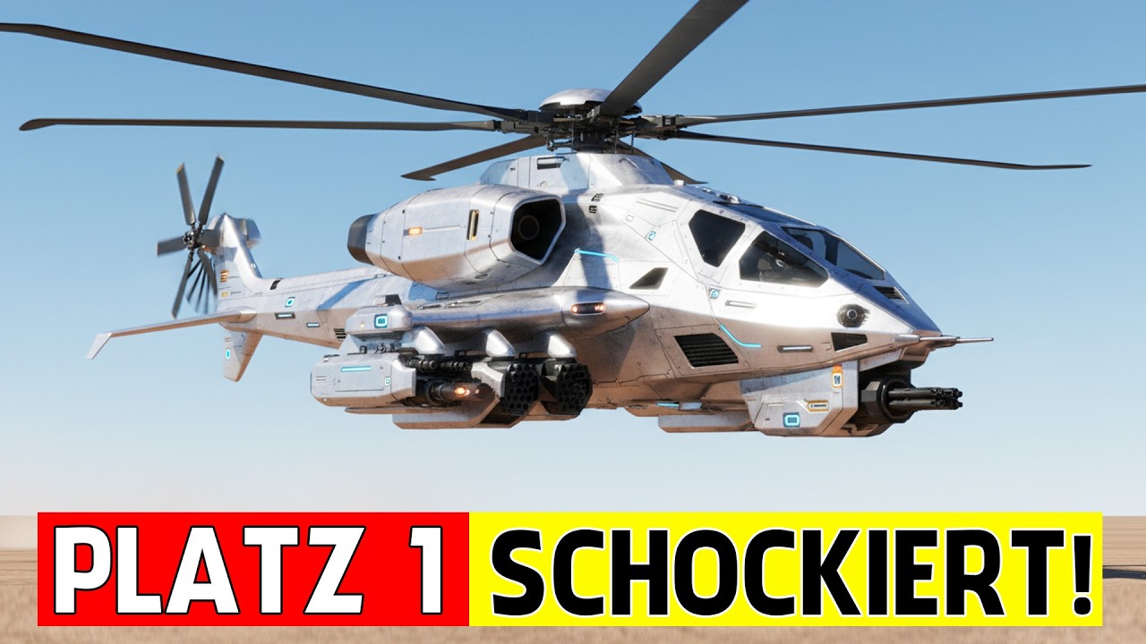 TOP 10: Die schnellsten Kampfhubschrauber der Welt – Wer ist 2026 die Nummer 1?