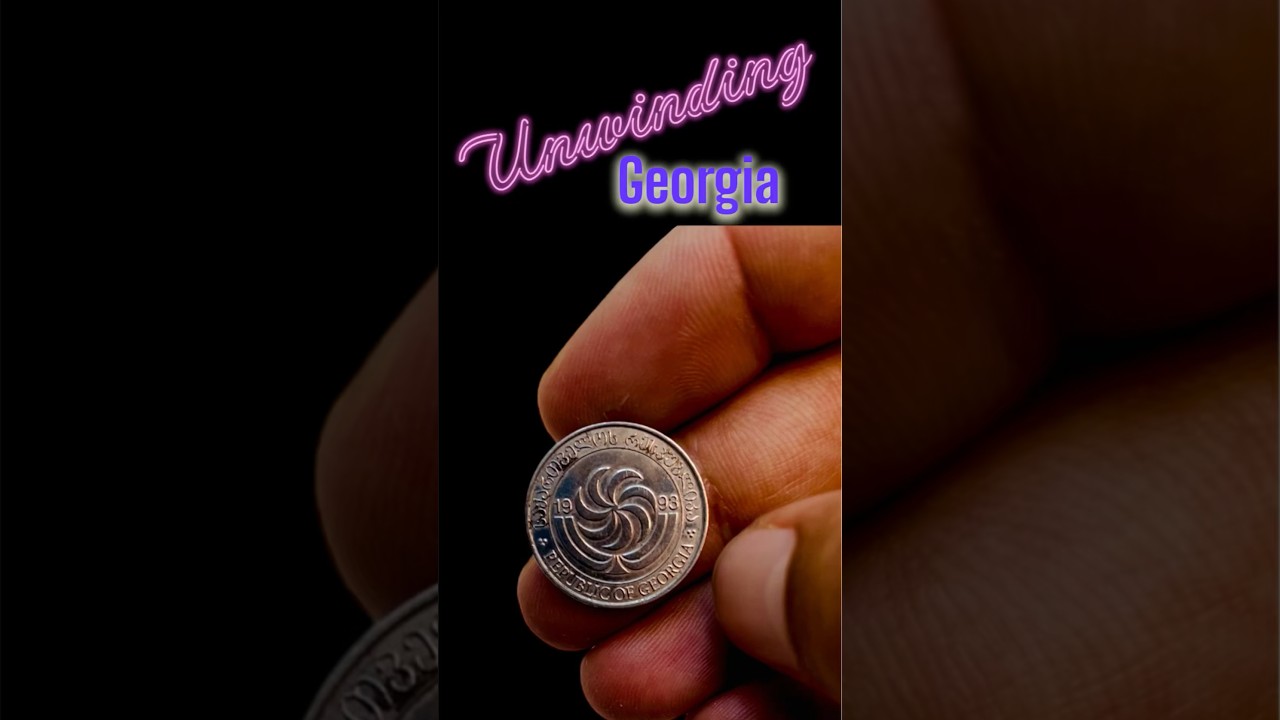 Georgian Coin, 5 tetri, collectible coin, follow @unwindingtango for more videos #coincollection