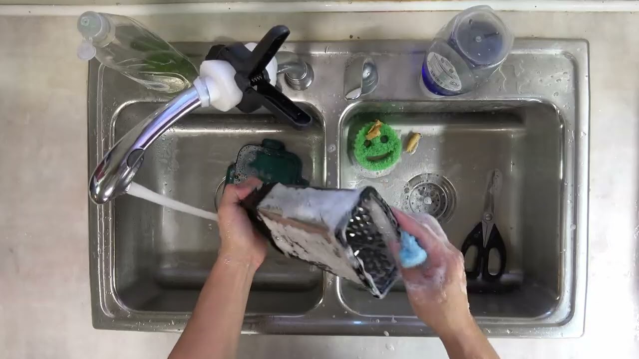 Washing Just A Few Dishes | Real-Time (1.5x) | Natural Sounds