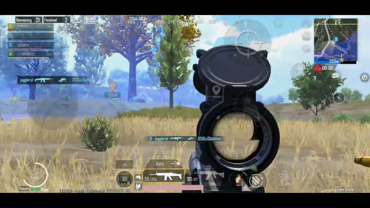 1 vs 4 clutch with God level iq 🤯