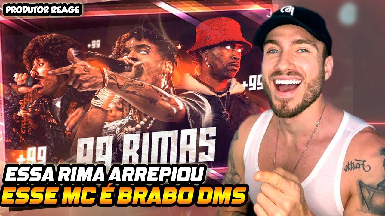 (ME EMOCIONEI) PRODUTOR REAGE 99 RIMAS que DESTRUIRAM as BATALHAS! 🔥