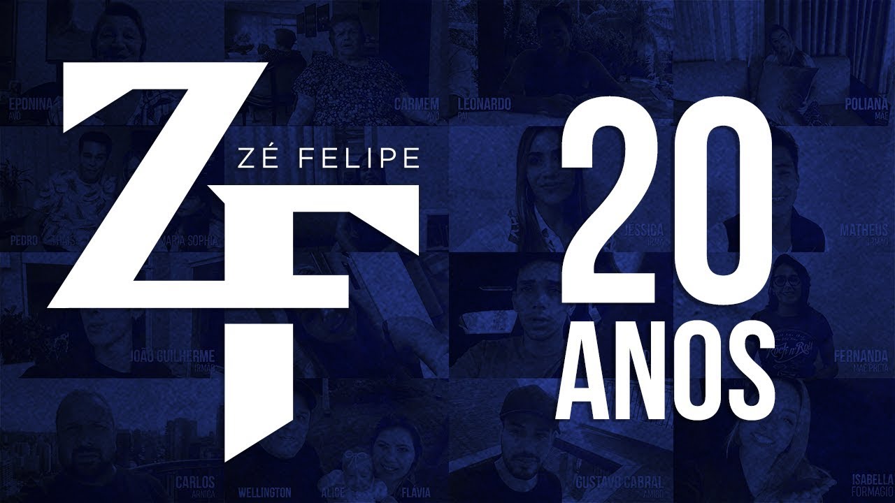 #Z&eacute;Felipe20Anos | Homenagens de familiares e amigos