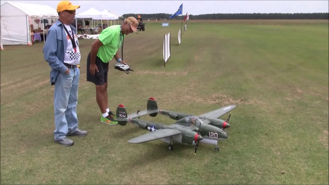 VQ Warbirds P-38 Lightning by George Valverde - SCALE FLIGHT DEMO! SEFF 2018