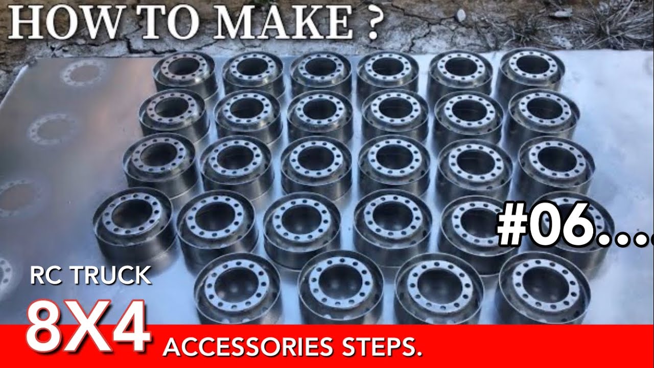 RC Making Parts | Remote Control Heavy Duty Trucks Accessories | Metal Rim Creative Idea