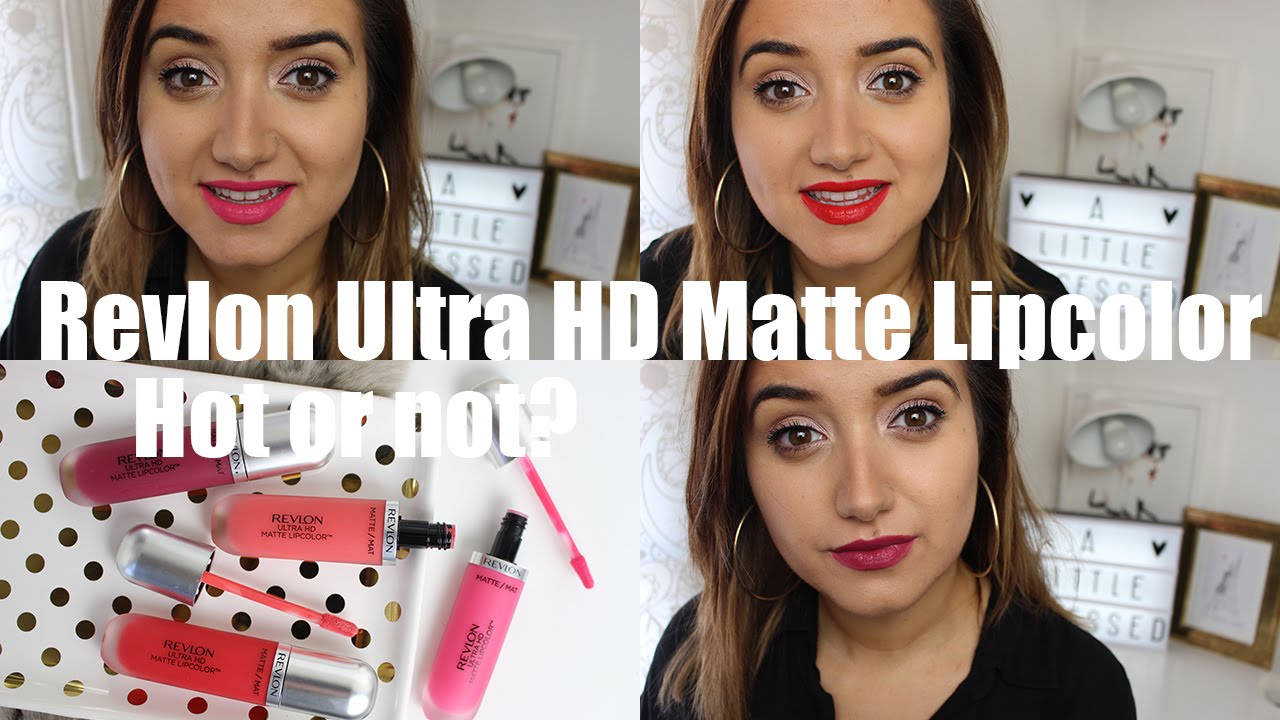 Revlon Ultra HD Matte Lipcolor #DrugstoreWeek | A Little Obsessed