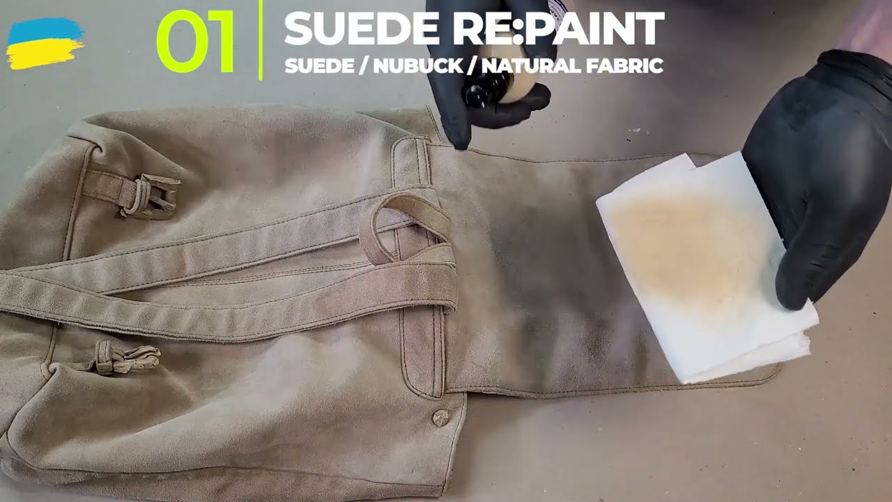 Как покрасить замшу / DIY Чистка замши / Ремонт Сумки - Dr.Leather