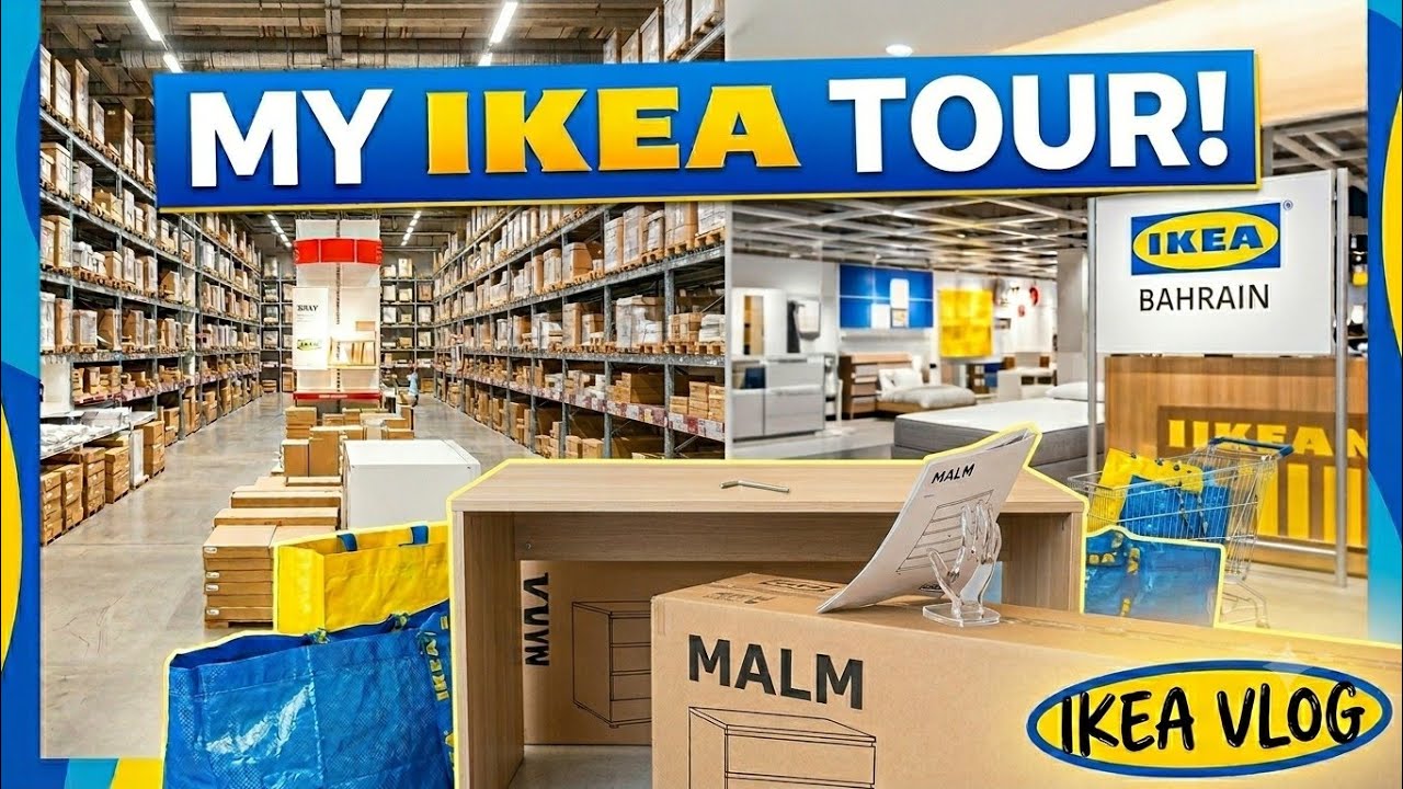 (Bahrain travel vlog- 7)🇧🇭 :A trip to IKEA [ Largest furniture retailer in the world]