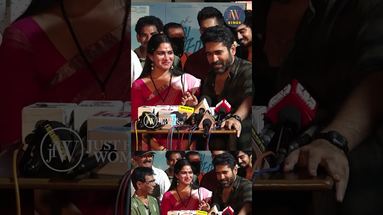 Swasika-க்கு Oscar Confirm! Vijay Antony's Funny Talk at Nooru Saami Press Meet 🎬