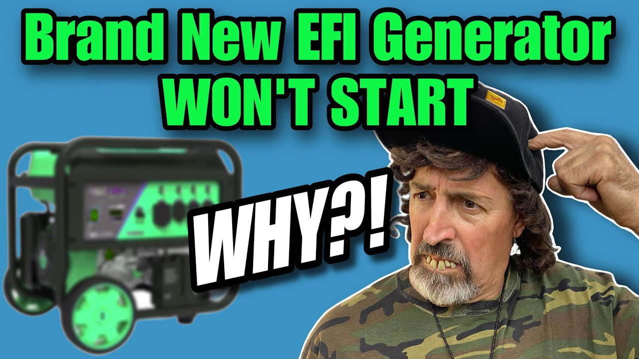 Why Won't This Brand New EFI Generator WON'T START?